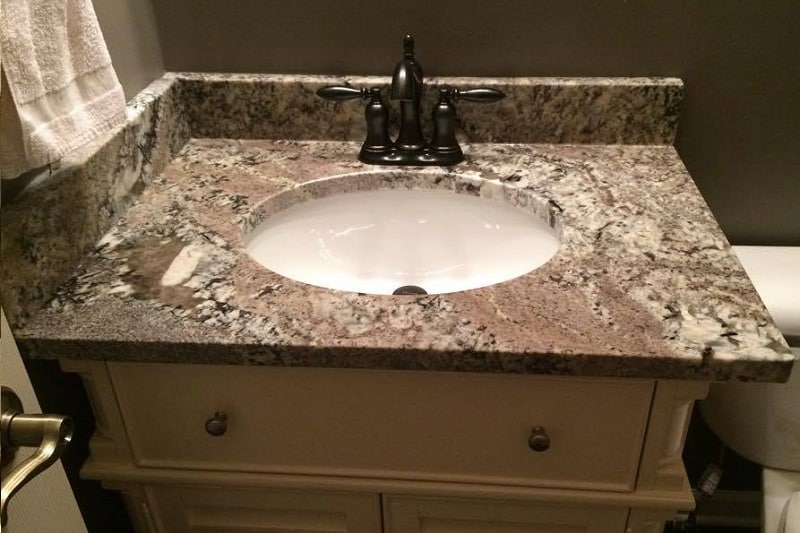 Custom Bathroom Countertops Available In Indianapolis - Average Cost To Replace Bathroom Countertops In Indianapolis