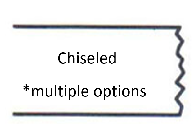 chiseled