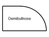 demi-bull-nose