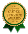 Proud Recipient of the 2013 Super Service Award from Angie's List